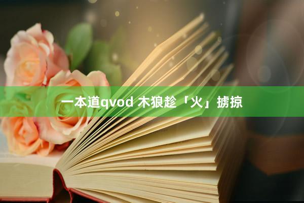一本道qvod 木狼趁「火」掳掠