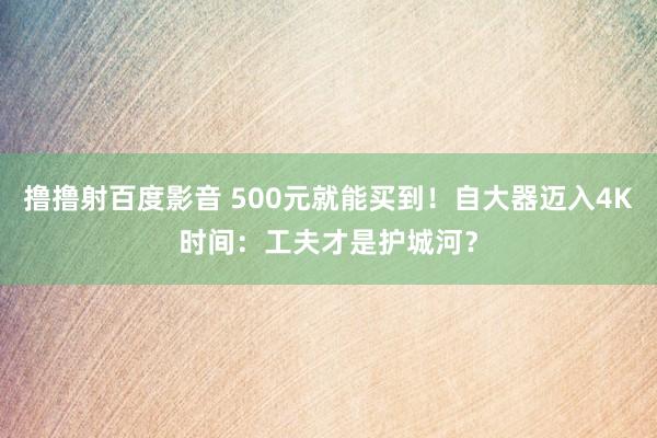 撸撸射百度影音 500元就能买到！自大器迈入4K时间：工夫才是护城河？