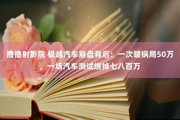 撸撸射影院 极越汽车崩盘背后：一次暖锅局50万，一场汽车测试烧掉七八百万