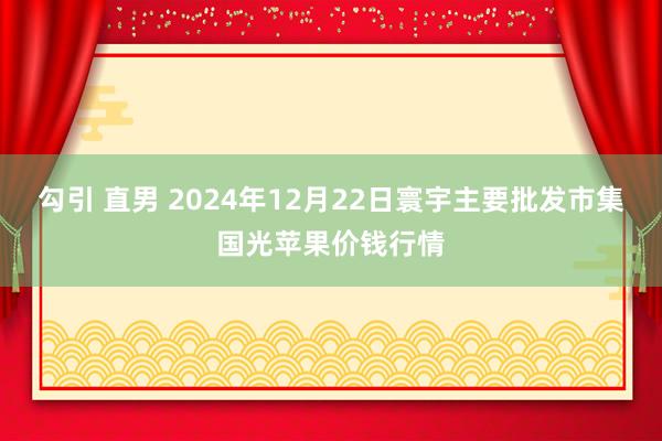 勾引 直男 2024年12月22日寰宇主要批发市集国光苹果价钱行情