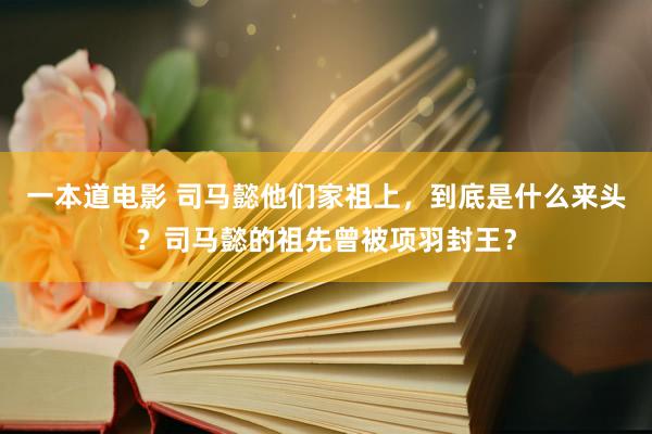 一本道电影 司马懿他们家祖上，到底是什么来头？司马懿的祖先曾被项羽封王？
