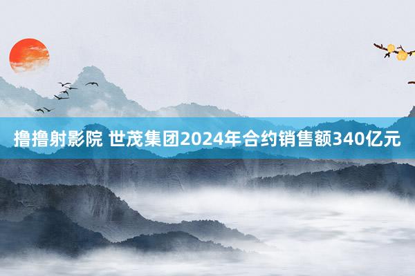 撸撸射影院 世茂集团2024年合约销售额340亿元