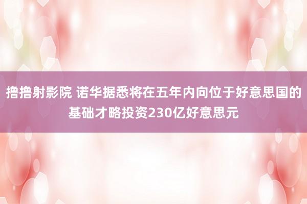 撸撸射影院 诺华据悉将在五年内向位于好意思国的基础才略投资230亿好意思元